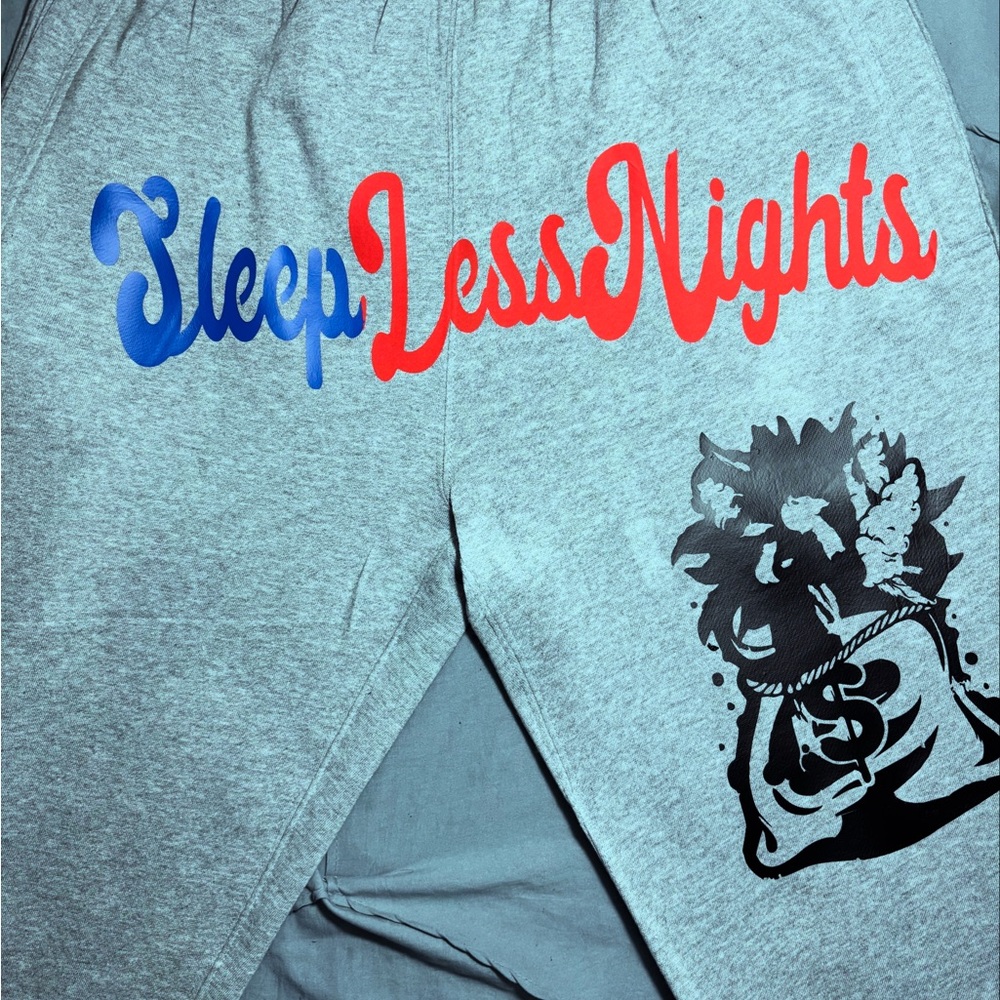 SLEEPLESSNIGHTS Gray Sweats